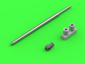 Master GM-35-055 - 1:35 17pdr SP M10 Achilles QF 17pdr 76.2mm gun barrel - Tamiya