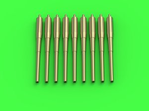 Master SM-700-063 - 1:700 Metal gun barrels for American 12in/50 30,5 cm Mark 8 guns Alaska (CB-1) and Guam (CB-2)