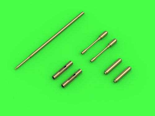 Go to product Master AM-72-154 - 1:72 F4F-3 Wildcat early -Browning .50 cal gun barrels with elongated cooling slots and early type Pitot tube
