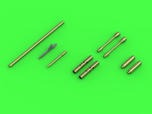 Go to product Master AM-48-169 - 1:48 F4F-3 Wildcat late - Browning .50 cal gun barrels with round cooling slots and two Pitot tube variants