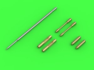 Master AM-32-125 - 1:32 F4F-3 Wildcat early -Browning .50 cal gun barrels with elongated cooling slots and early type Pitot tube