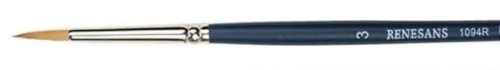 Go to product RENESANS J1094R - Round paintbrush, size 3
