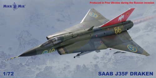 Go to product Mikromir 72027 - 1:72 SAAB J35F Draken