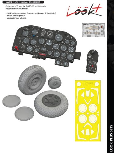 Go to product Eduard 644251 - 1:48 P-47D-25 LööKplus