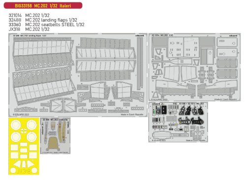 Go to product Eduard BIG33158 - 1:32 MC.202