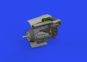 Eduard 672350 - 1:72 Bf 109F engine Print 3D