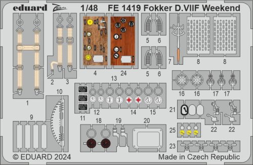 Go to product Eduard FE1419 - 1:48 Fokker D.VIIF Weekend