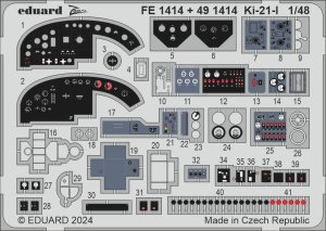 Eduard FE1414 - 1:48 Ki-21-I