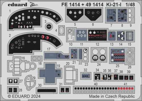 Go to product Eduard FE1414 - 1:48 Ki-21-I