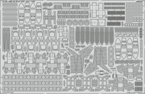 Go to product Eduard 53305 - 1:350 HMS Ark Royal 1939 part 1