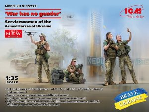 ICM 35755 - 1:35 War Has No Gender Female Servicemen of the Armed Forces of Ukraine