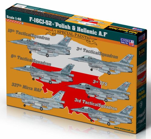 Go to product Mistercraft G114 - 1:48 F-16CJ-52+ Polish & Hellenic AF