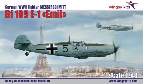 Go to product Wingsy Kits D5-07 - 1:48 Messerschmitt Bf 109 E-1 Emil