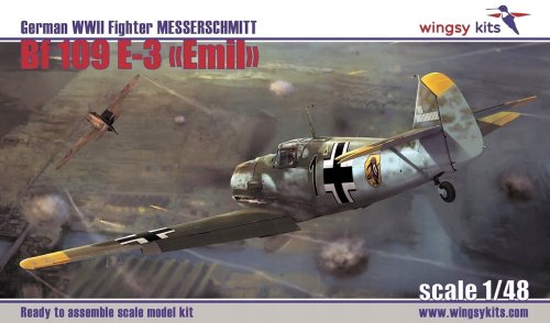 Go to product Wingsy Kits D5-08 - 1:48 Messerschmitt Bf 109 E-3 Emil