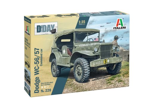 Go to product ITALERI 0228 - 1:35 Dodge Staff Car WC56