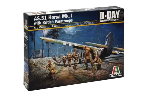 Go to product ITALERI 1356 - 1:72 AS.51 Horsa Mk.I with British Paratroops