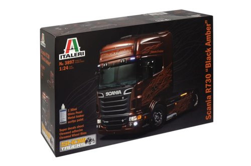 Go to product ITALERI 3897 - 1:24 Scania R730 Black Amber