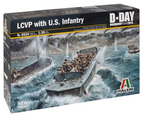 Go to product ITALERI 6524 - 1:35 LCVP with U.S. Infantry
