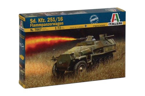 Go to product ITALERI 7067 - 1:72 Sd. Kfz. 251/16 Flammpanzerwagen