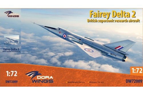 Go to product Dora Wings DW 72009 - 1:72 Fairey Delta 2 British Supersonic Research Aircraft