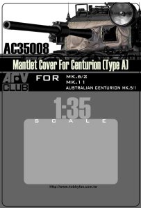 AFV CLUB AC 35008 - 1:35 Mantlet Cover for Centurion A