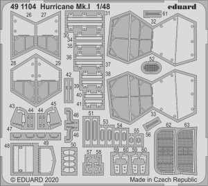 EDUARD 491104 - 1:48 Hurricane Mk.I