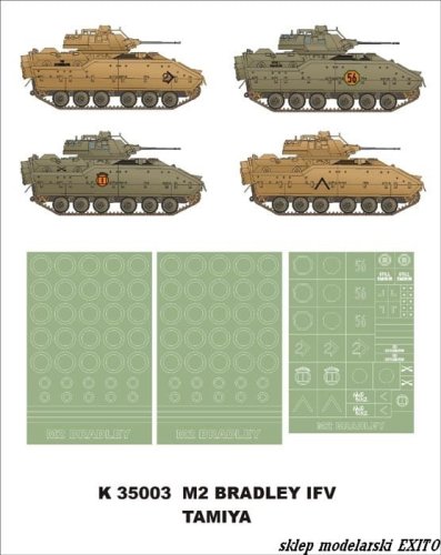 Go to product MONTEX K35003 - 1:35 M2 Bradley IFV