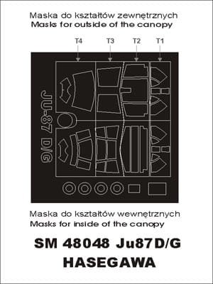 Go to product MONTEX SM48048 - 1:48 Junkers Ju-87 D/G