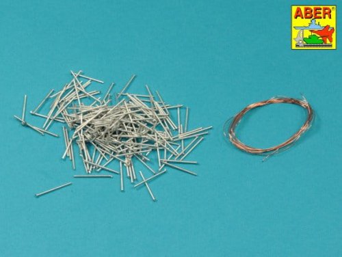 Go to product ABER 16198 - 1:16 Pz.Kpfw.I Ausf. A/B - track link pins x 200 pcs