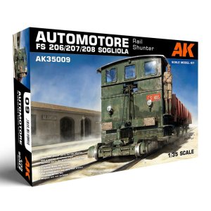 AK Interactive 35009 - 1:35 Automotore FS 206/207/208 Sogliola Rail Shunter