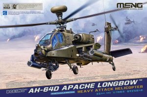 Meng Model QS004 - 1:35 AH-64D Apache Longbow Heavy Attack Helicopter