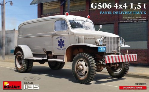 Go to product Miniart 38083 - 1:35 G506 4x4 1,5t Panel Delivery Truck
