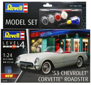 Revell 67718 - 1:24 Chevrolet Corvette Roadster 1953 model set
