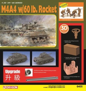 Dragon 6405 - 1:35 M4A4 w/60 lb. Rocket