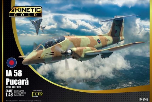 Go to product Kinetic 48142 - 1:48 IA-58 Pucara in RAF Service