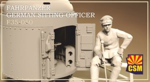 Copper State Models CSM F35050 - 1:35 Fahrpanzer German Sitting Officer