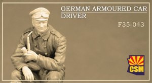 Copper State Models CSM F35043 - 1:35 German Armoured Car Driver