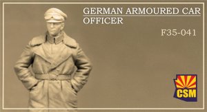 Copper State Models CSM F35041 - 1:35 German Armoured Car Officer