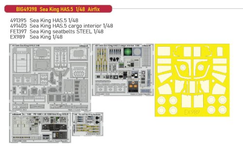 Go to product Eduard BIG49398 - 1:48 Sea King HAS.5
