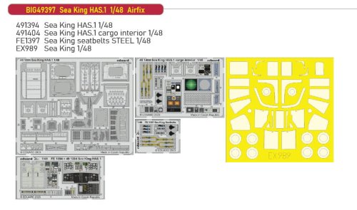 Go to product Eduard BIG49397 - 1:48 Sea King HAS.1