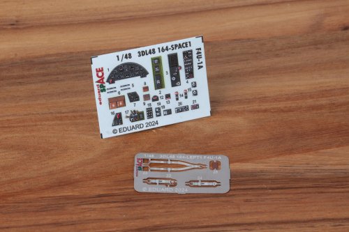 Go to product Eduard 3DL48164 - 1:48 F4U-1A Space 3D Decals + PE
