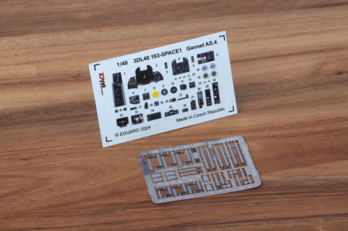 Go to product Eduard 3DL48163 - 1:48 Gannet AS.4 Space 3D Decals + PE