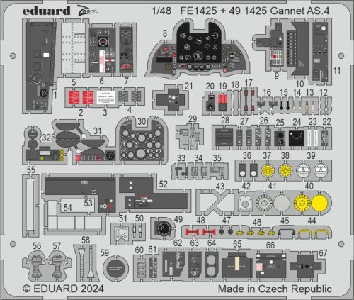 Go to product Eduard FE1425 - 1:48 Gannet AS.4