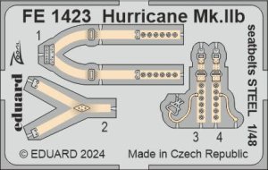 Eduard FE1423 - 1:48 Hurricane Mk.IIb seatbelts - Steel