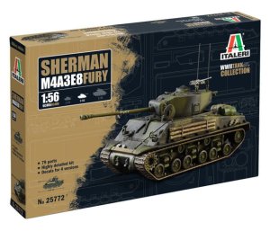 Italeri 25772 - 1:56 Sherman M4A3E8 Fury