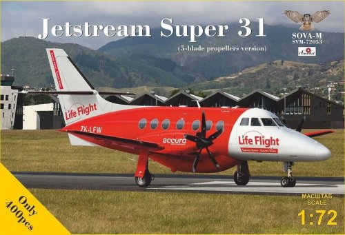 Go to product Sova 72053 - 1:72 Jetstream Super 31
