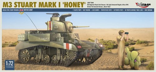 Go to product Mirage 720006 - 1:72 M3 Stuart Mark I Honey