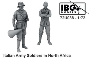 IBG 72U038 - 1:72 Italian Army Soldiers in North Africa