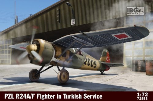 Go to product IBG 72553 - 1:72 PZL P.24A/F Fighter in Turkish Service