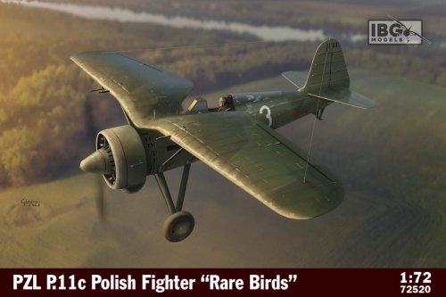 Go to product IBG 72520 - 1:72 PZL P.11c Polish Fighter Rare Birds